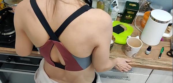  amateur teen love to be fucked at kitchen POV
